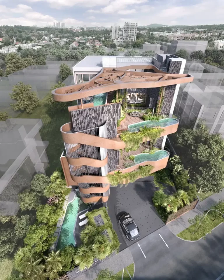 The Giverny Residences aerial view