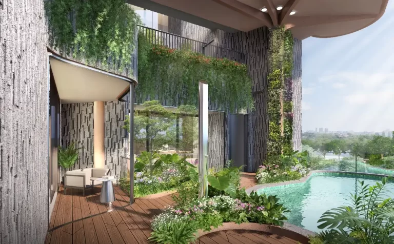 The Giverny Residences level 2 sky terrace