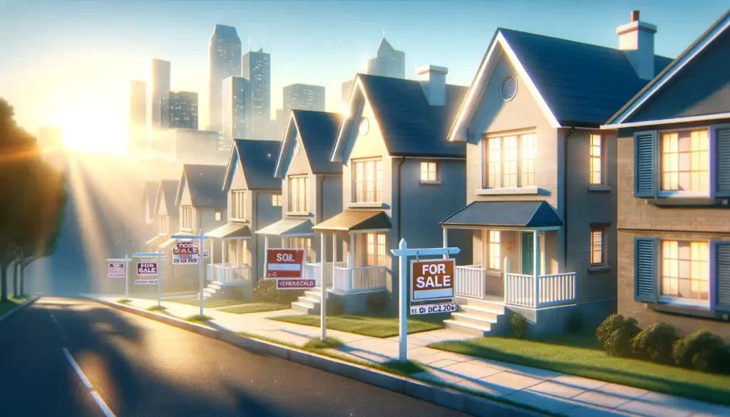 Sora condo elevation from the waterfront showing the four blocks and wave-inspired roof crown