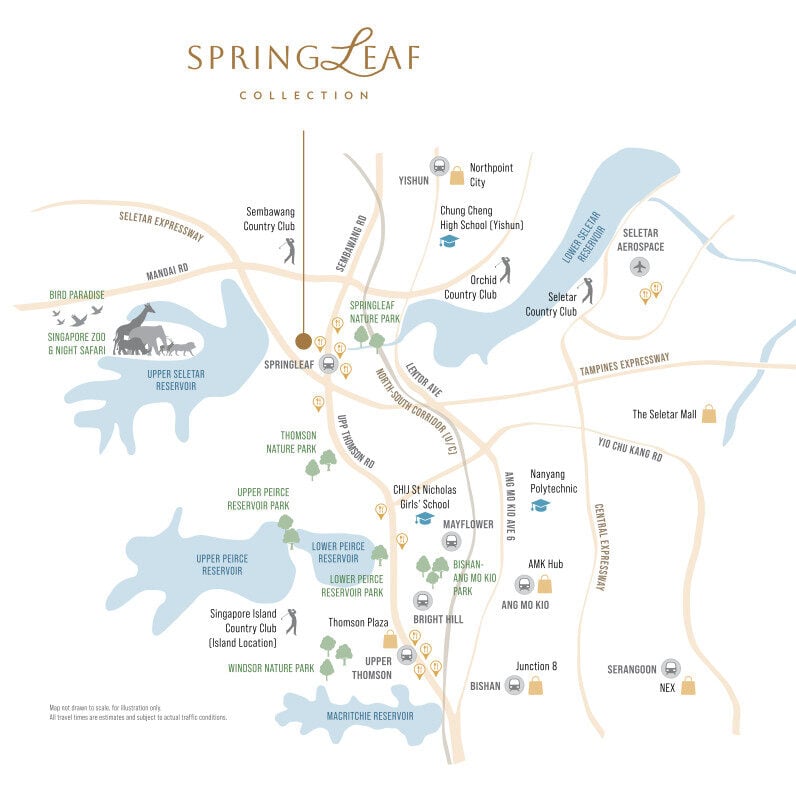 Springleaf Collection Location Map