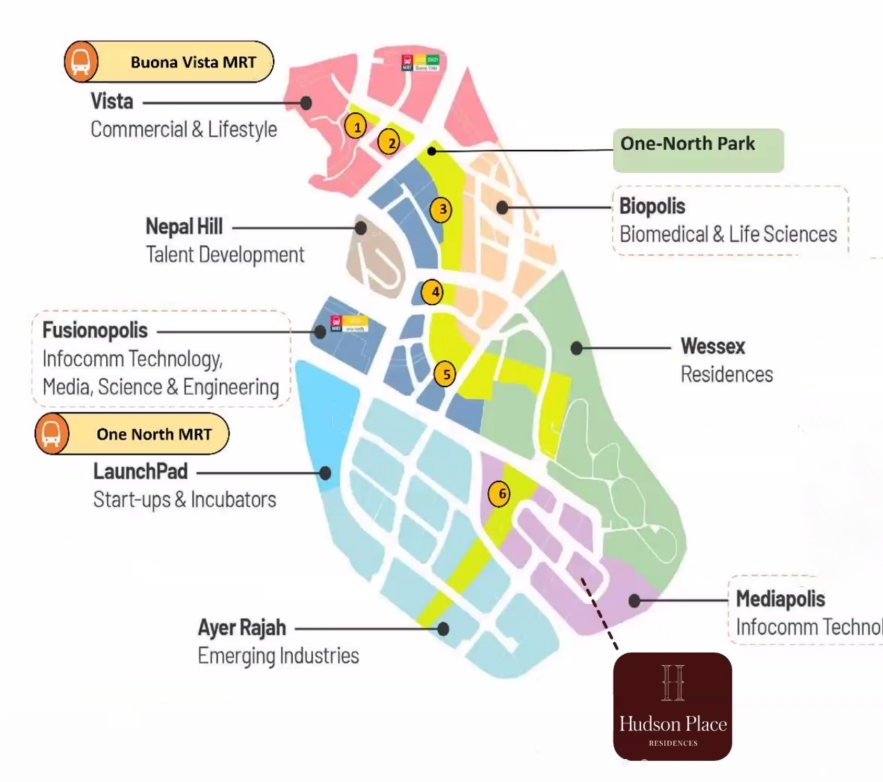 Hudson Place Residences Location Map