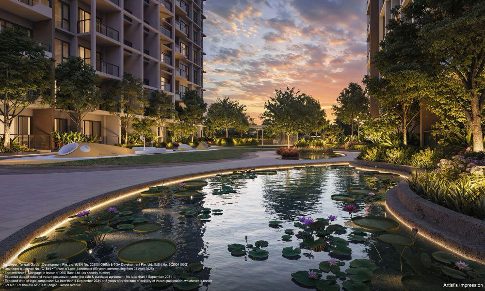 Tengah Gardens Residences Lily Pond