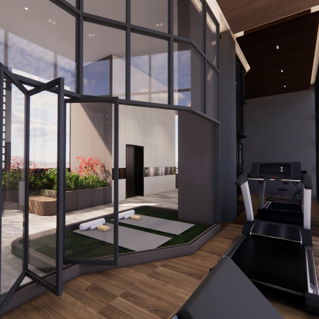 Duet @ Emily — Modern pastel annex contemporary architecture