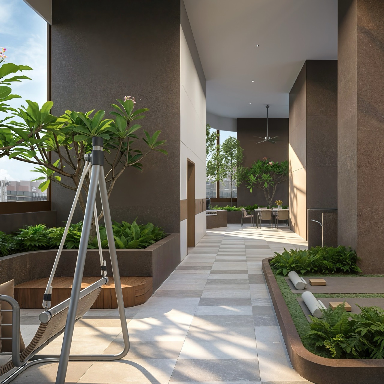 Duet @ Emily — Rooftop zen deck alfresco dining city skyline views