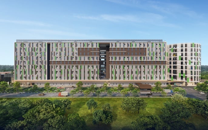 Gourmet Xchange Kallang Way view artist impression