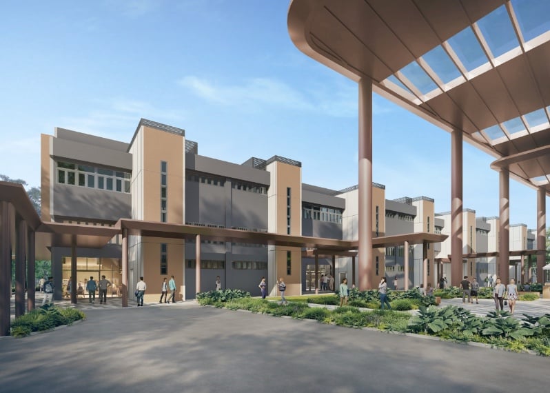 Gourmet Xchange Heritage Terrace street view artist impression