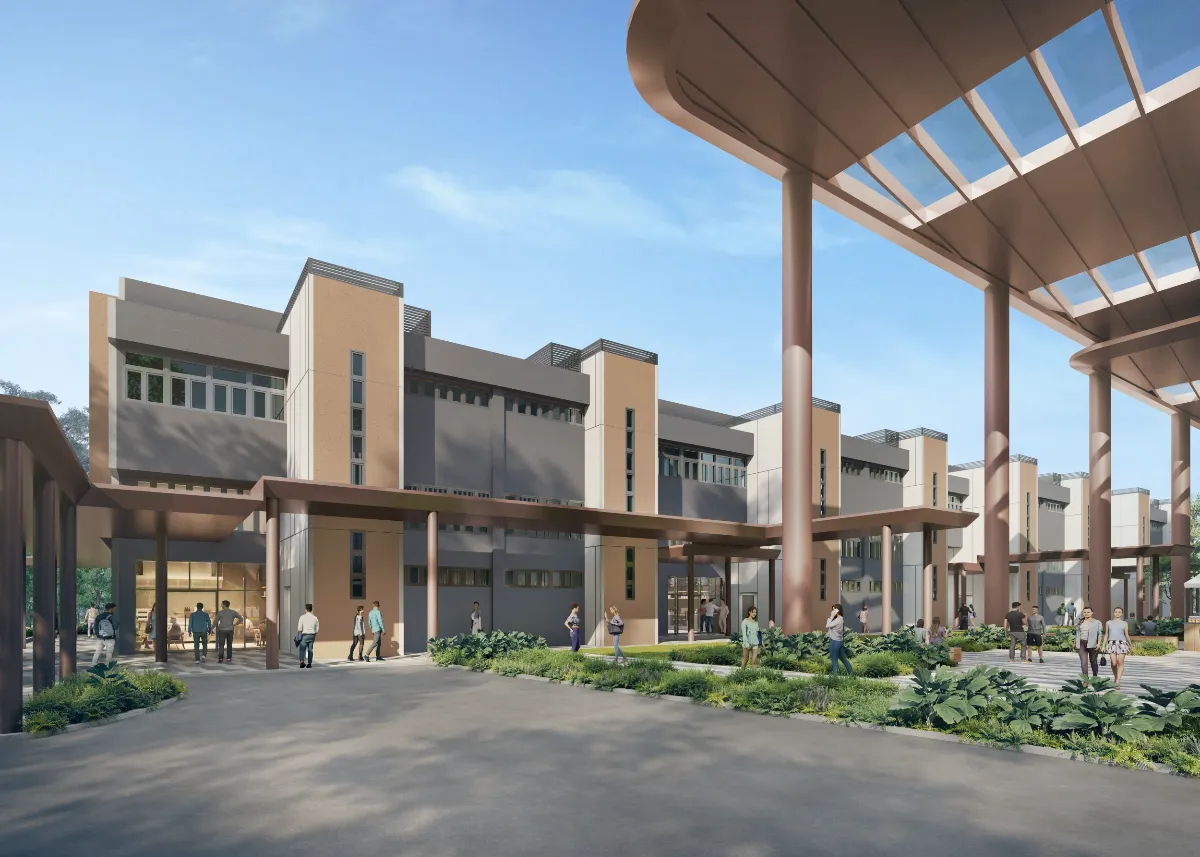Gourmet Xchange Heritage Terrace artist impression at Kallang