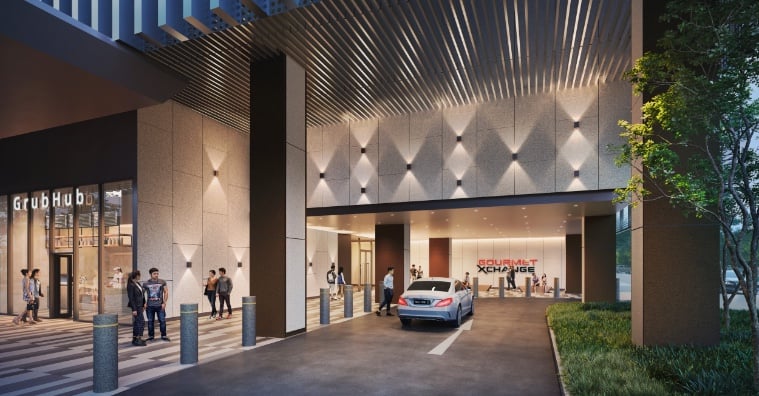 Gourmet Xchange drop off artist impression