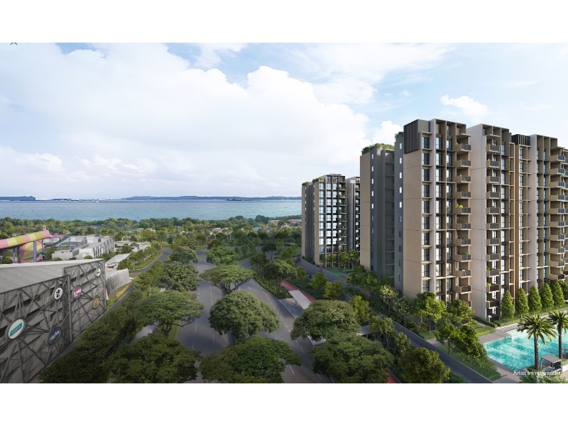 Coastal Cabana EC – Aerial View Downtown East Sea