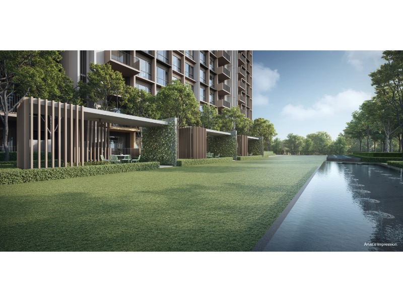 Coastal Cabana EC – Meadow Lawn Water Stream Day