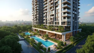 One Chuan Grove condo at Lorong Chuan, District 19 – concept illustration