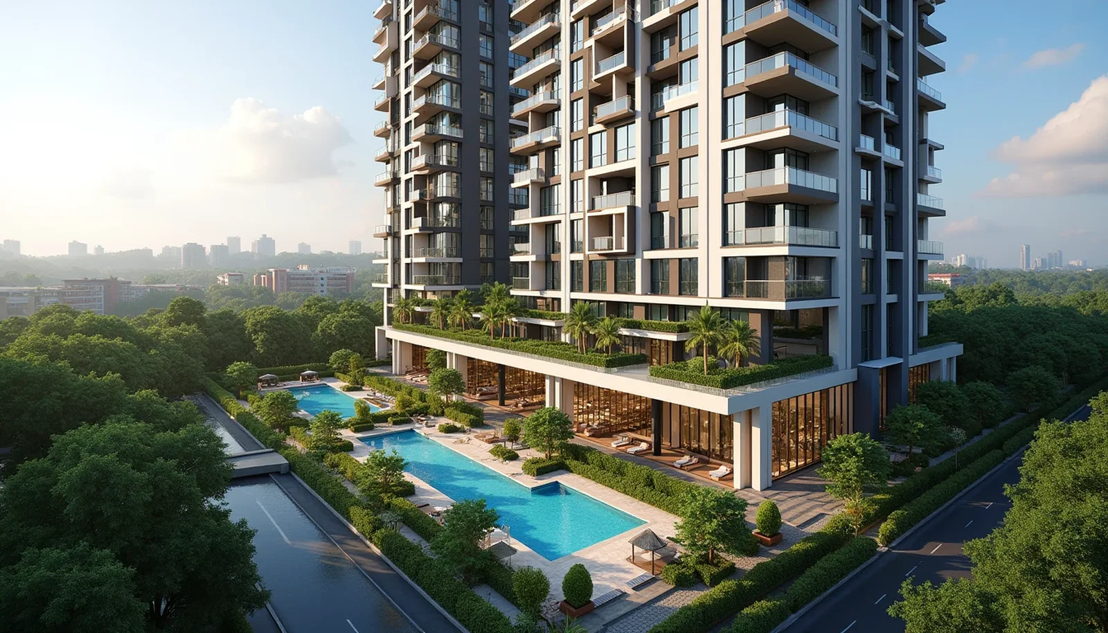 One Chuan Grove condo at Lorong Chuan, District 19 – concept illustration